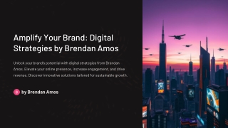 amplify your brand digital strategies by brendan
