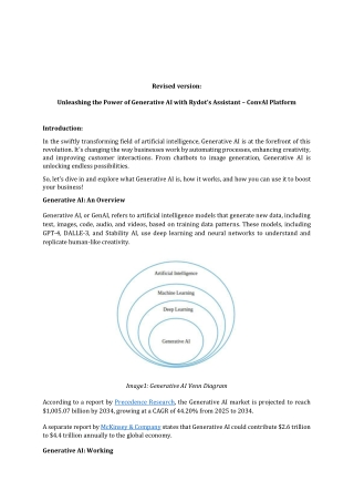 Unleashing The Power of Generative AI with Rydot’s Assistant – ConvAI Platform - 1