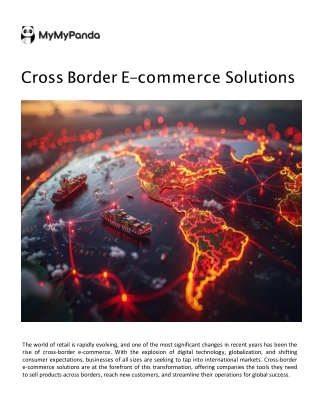 cross border e commerce solutions