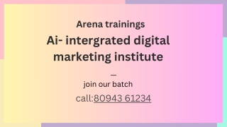 arena trainings