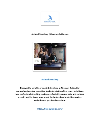Assisted Stretching | FlexologyGuide.com