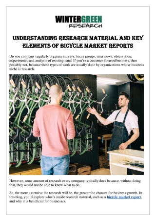 understanding research material