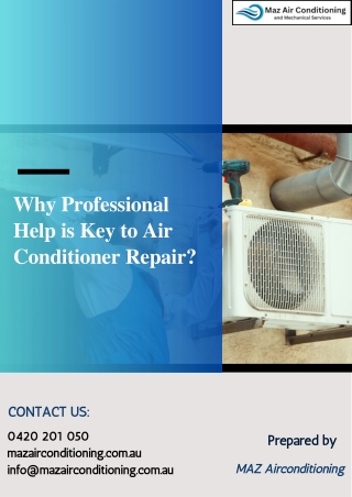 Why Professional Help is Key to Air Conditioner Repair?