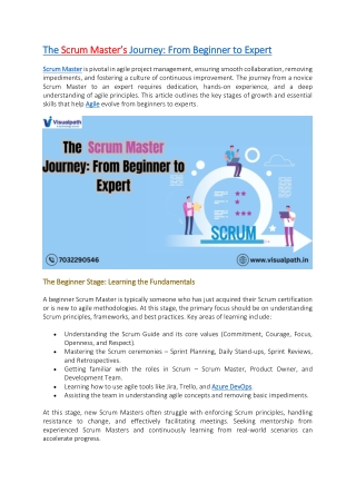 the the scrum master s scrum master s journey
