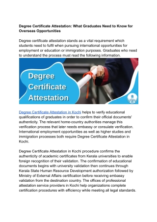 Degree Certificate Attestation- What Graduates Need to Know for Overseas Opportunities .docx
