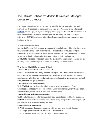 the ultimate solution for modern businesses