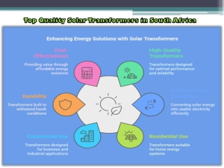 Top Quality Solar Transformers in South Africa