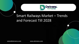 Smart Railways Market