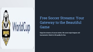 free soccer streams your gateway to the beautiful