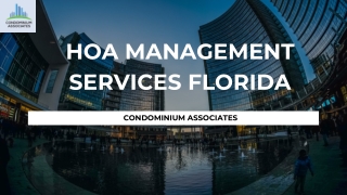 hoa management services florida