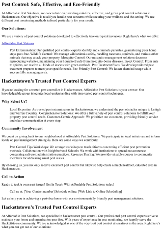 pest control safe effective and eco friendly