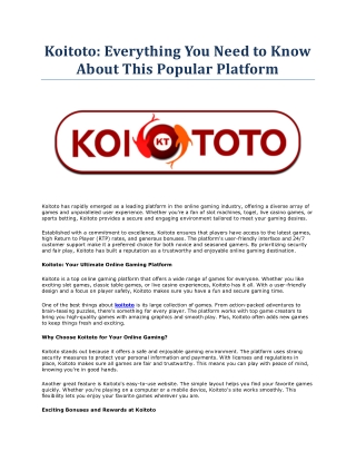 Koitoto (1)