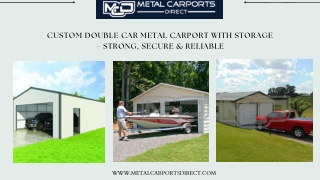 Custom Double Car Metal Carport