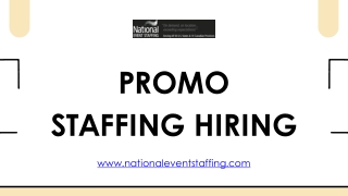 Promo Staffing Hiring - Nationaleventstaffing