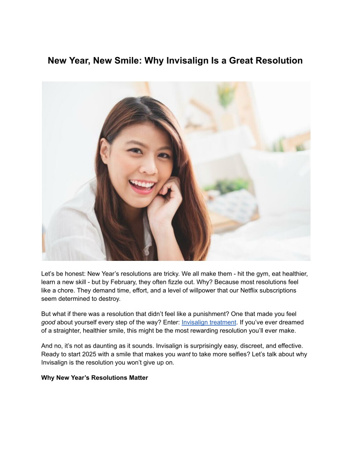 new year new smile why invisalign is a great