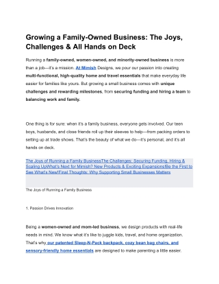 Growing a Family-Owned Business_ The Joys, Challenges & All Hands on Deck