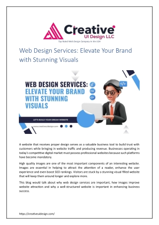 Web Design Services Elevate Your Brand with Stunning Visuals