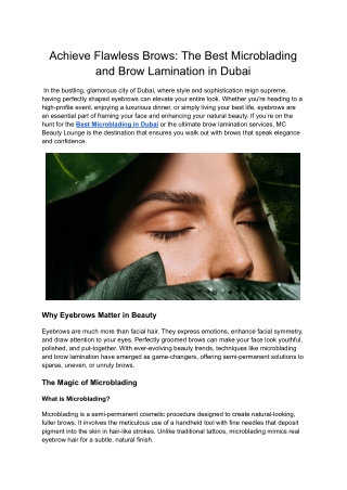 Eyelashes in Dubai for Beautiful and Lush Lashes