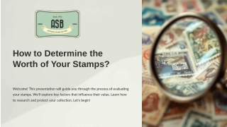 how to determine the worth of your stamps
