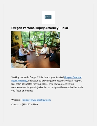 Medford Personal Injury Lawyer | Idiartlaw
