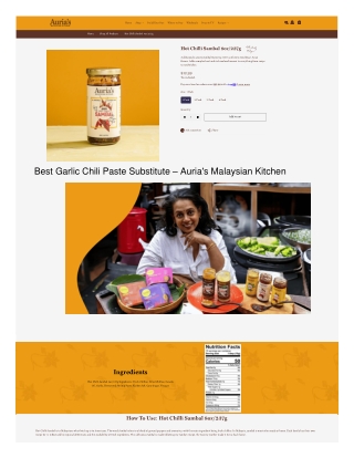 Best Garlic Chili Paste Substitute – Auria's Malaysian Kitchen