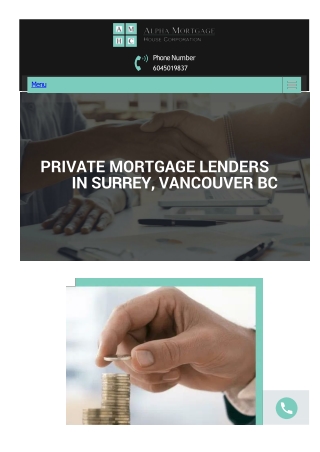 Private Lenders in Surrey, BC