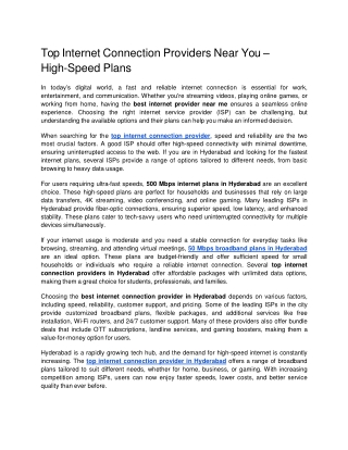 Top Internet Connection Providers Near You – High-Speed Plans (1)