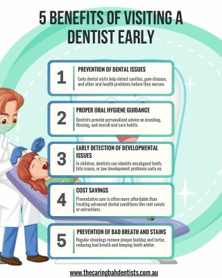 5 Benefits of Visiting a Dentist Early