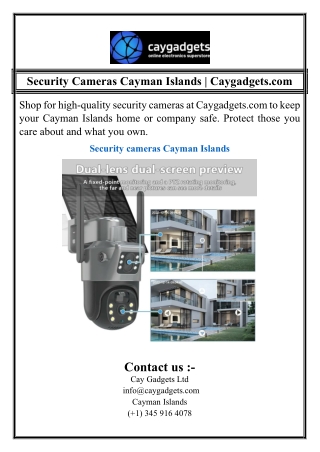 security cameras cayman islands caygadgets com