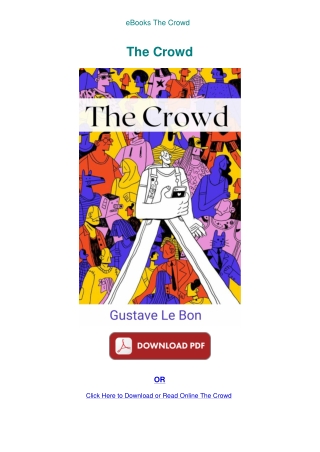 eBooks The Crowd