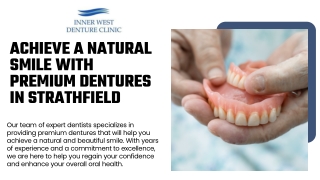 Achieve a Natural Smile with Premium Dentures in Strathfield