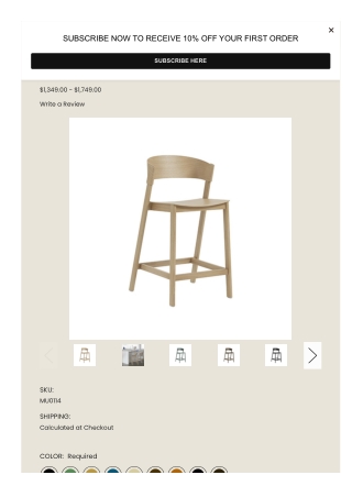 Muuto cover bar stool