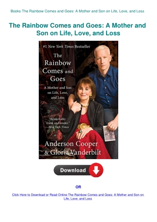 Books  The Rainbow Comes and Goes A Mother and Son on Life  Love  and Loss