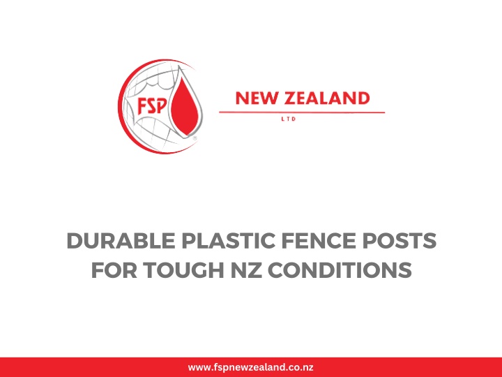 durable plastic fence posts for tough