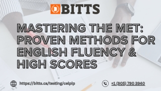 Mastering the MET Proven Methods for English Fluency & High Scores