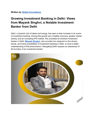 written by global innovations
