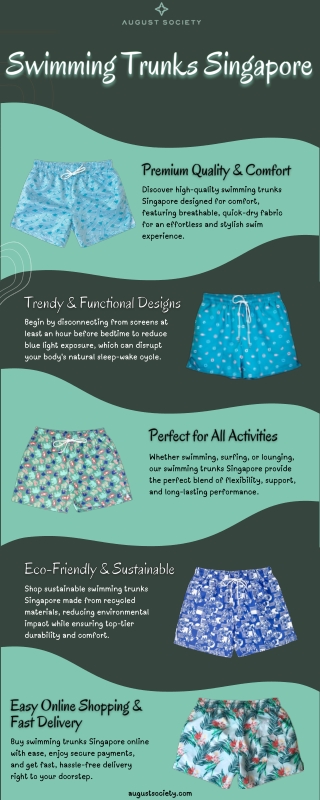 Buy the Best Swimming Trunks in Singapore – Stylish, Comfortable & Durable