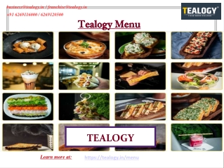 business@tealogy in franchise@tealogy in
