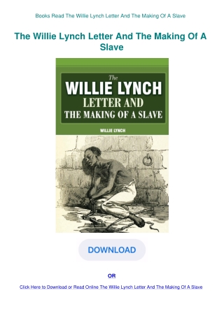 Books Read The Willie Lynch Letter And The Making Of A Slave
