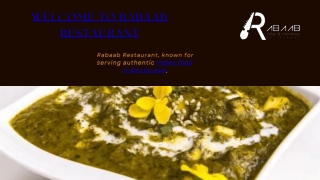 Enjoy Authentic Indian Food in Amsterdam at Rabaab Restaurant