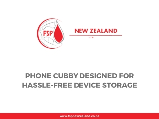 Phone Cubby Designed for Hassle-Free Device Storage