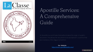 apostille services a comprehensive guide