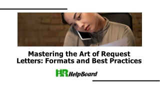 mastering the art of request letters formats