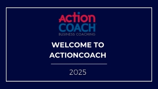 welcome to actioncoach
