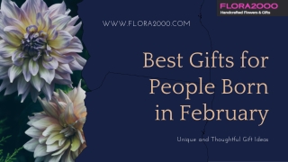 Best Gifts for People Born in February