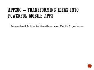 Transforming Ideas into Powerful Mobile Apps