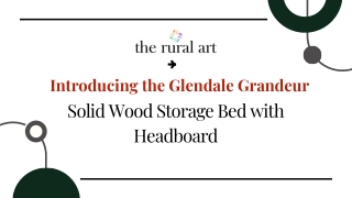 Transform Your Bedroom with The Rural Art’s Premium Wood Bed