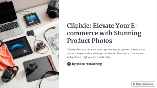 Boost Sales with Clipixie's E-Commerce Photo Editing