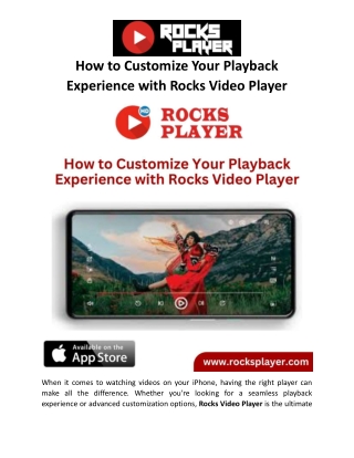how to customize your playback experience with