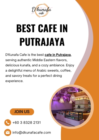 Cafe in Putrajaya